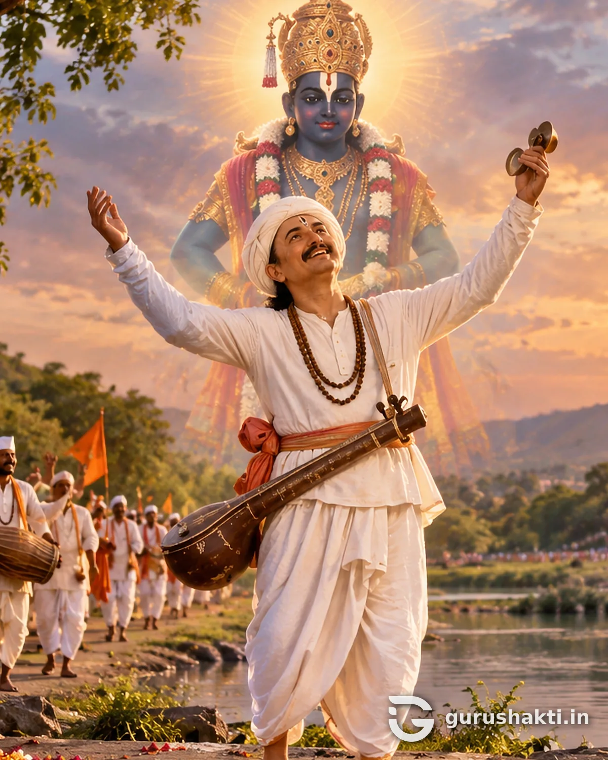 Portrait of Sant Tukaram